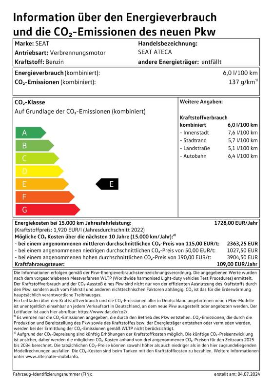 Ateca   Label